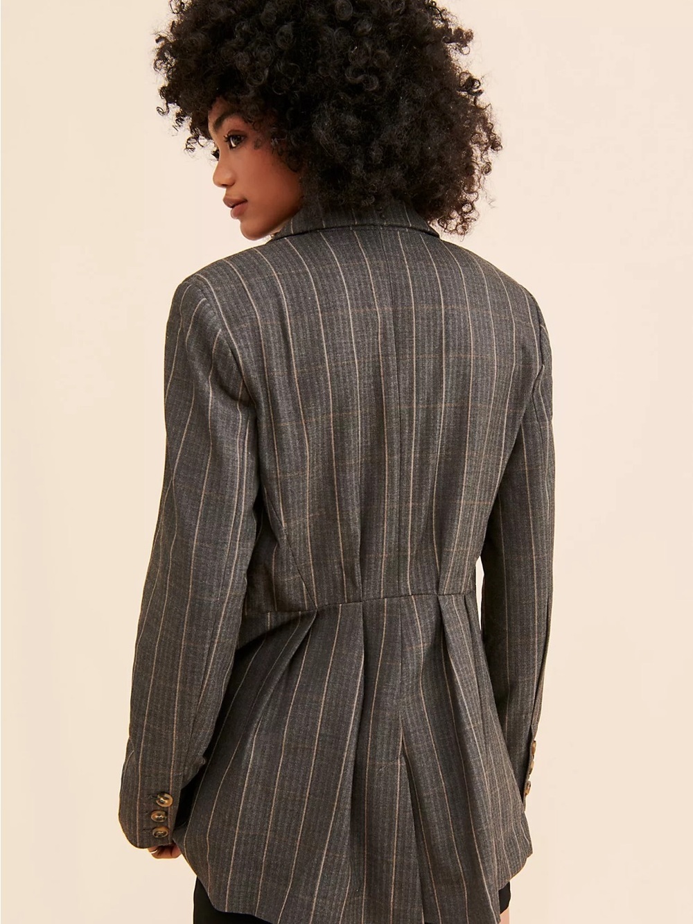 Free People Charlotte Oversized Printed Blazer, size M - Picture 12 of 13
